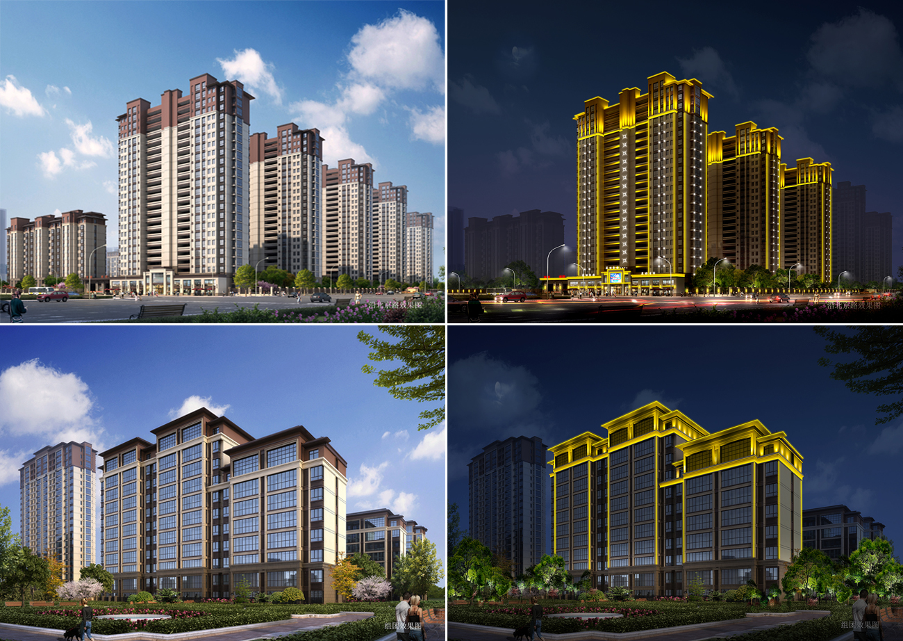 美麗家園小區(qū)亮化