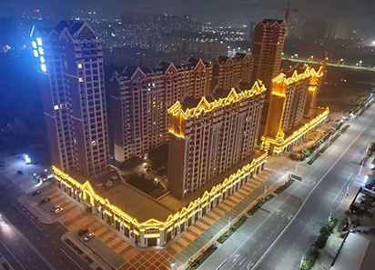 紫薇英倫小鎮(zhèn)樓盤(pán)亮化